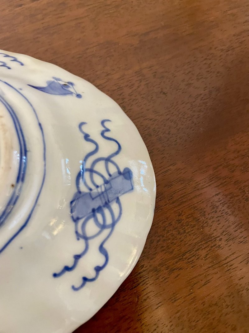 Pair of Antique Japanese Imari Porcelain Plates